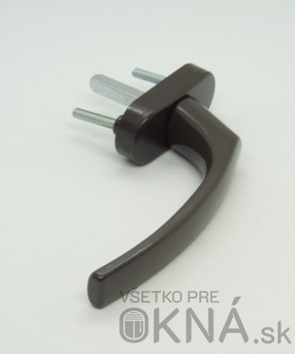 Kľučka okenná MTA TMAVOHNEDÁ RAL8019