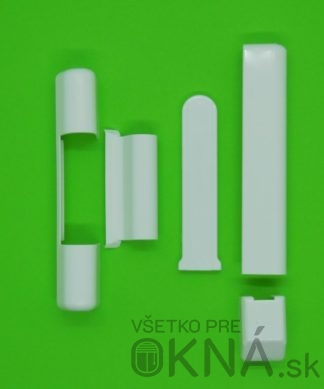 Sada krytiek na okenné kovanie ROTO - BIELE