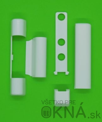 Sada krytiek na kovanie SIEGENIA TYP F (5-dielna) biela farba