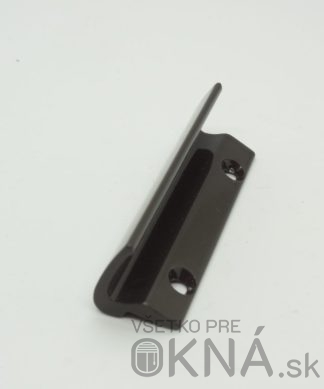 Madielko na balkónové dvere hliníkové ÚZKE - TMAVOHNEDÉ