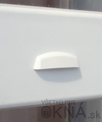 Krytky odtokovej drážky MODERN BIELE / 5 KS