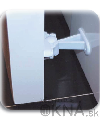 Poistka plastová (zachytávač) na dvere