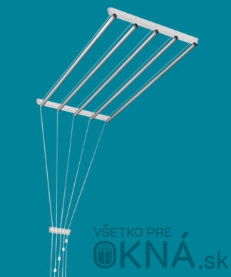 Stropný sušiak 5-šnúrový nosnosť tyčky 3kg