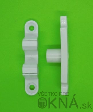 Zachytávač plastový na balkónové dvere a dverové siete BIELY